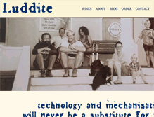 Tablet Screenshot of luddite.co.za